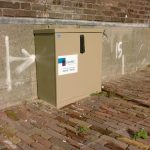 Gasmeterkast G16 op locatie